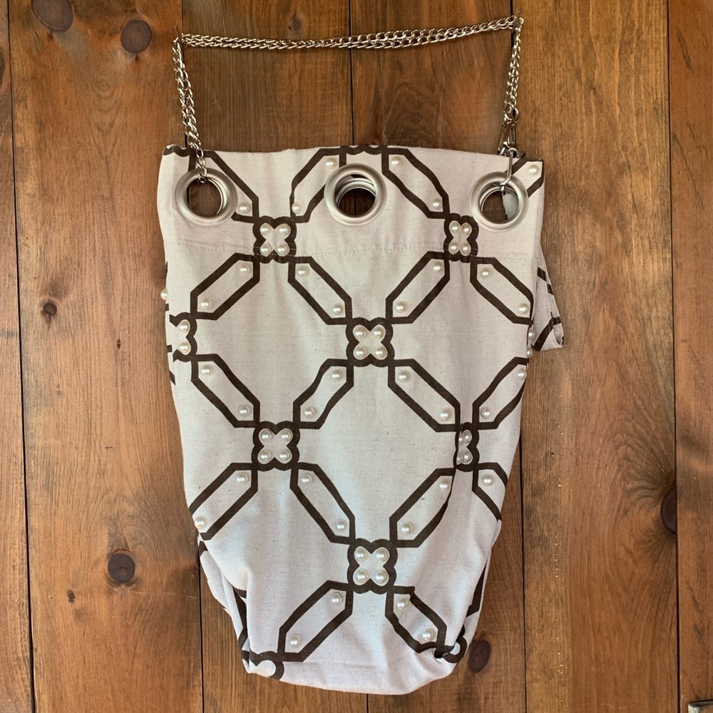 Large handcrafted bucket/tote bag